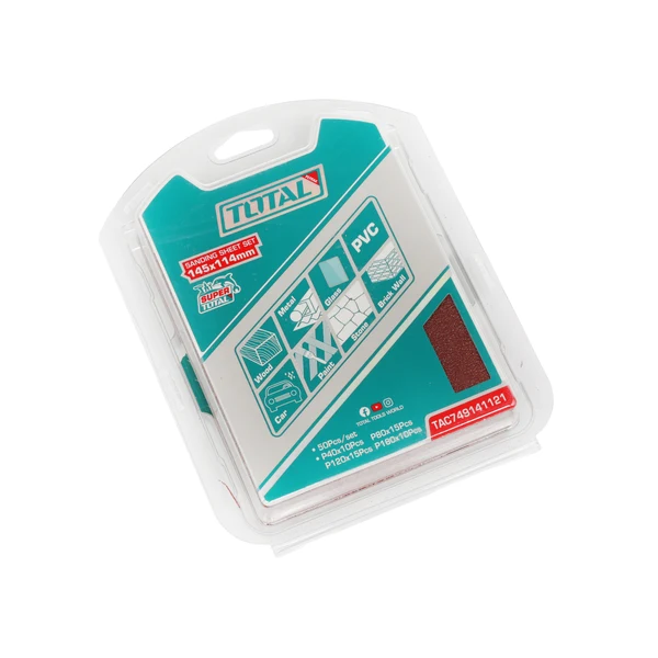 50 feuilles abrasives pour ponceuse orbitale TAC749141121