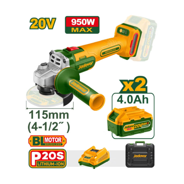 Meuleuse sans fil brushless 20V JDLAP5322