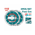 Disque diamant sec 115mm