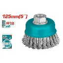 BROSSE METALLIQUE TORSADEE 125 MM TOTAL [TAC32051]