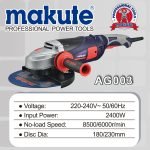 Meuleuse d’angle 2400W 230mm