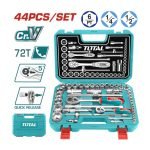 Ensemble de 44 douilles 1/4″ + 1/2″