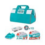 Pack 3 outils sans fil 20V – Visseuse, Meuleuse, souffleur