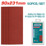 Set de 50 feuilles abrasives TAC7492412