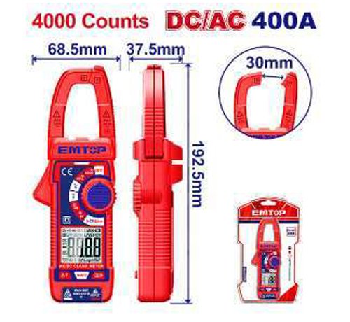 PINCE AMPÈREMÉTRIQUE DC/AC – 400A EDMR762002