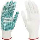 Gants tricoté a PVC a pois TSP11102-TOTAL