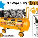 Compresseur Silencieux 100L 3x1200W 4,8hp