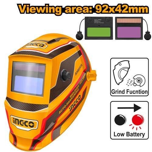 Casque de Soudeur Viewing Area:92ã—42mm Arc Sensor