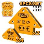Jeu Supports de Soudage Magnetiques 6 Pieces