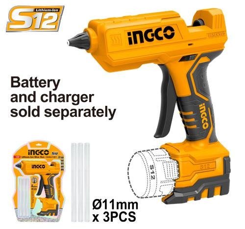 Pistolet a Colle 12V Batterie Chargeur Non Inclus