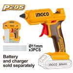 Pistolet a Colle 20V (ss Batterie / ss Chargeur)+3 b