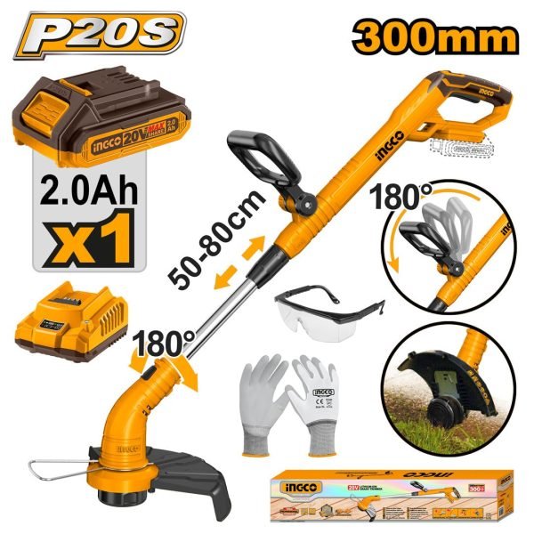 Pack Débroussailleuse 20v+batterie+chargeur