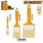 Jeu de 3 Pinceaux en Bois