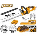 Taille-haie 20V + Batterie + Accessoires