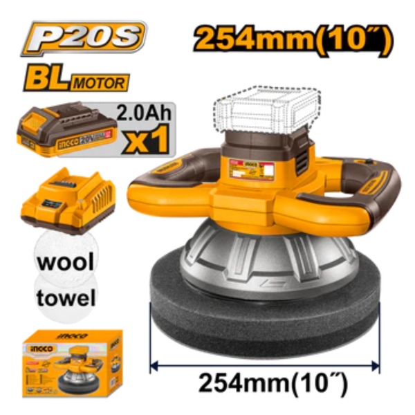 Polisseuse 20V 254MM