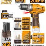 Visseuse a Batterie 12V 1.5Ah