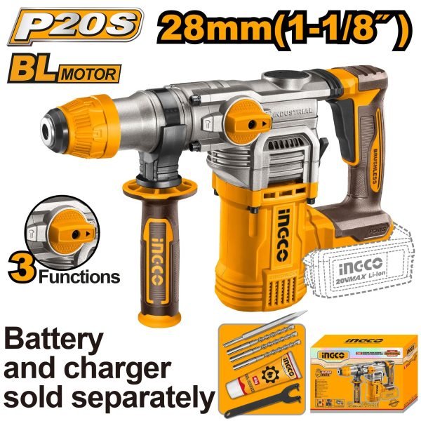 Marteau Perforateur Sds Plus 20V 28mm+6access