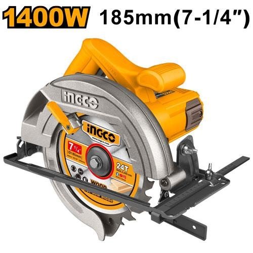 Scie Circulaire 185MM 1400W + 1 Lame ss