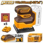 Ponceuse Vibrante 20V sans Batterie 110MM Plateau Carre