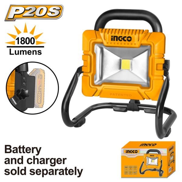 Projecteur 20V Batterie / chargeur Non Inclus