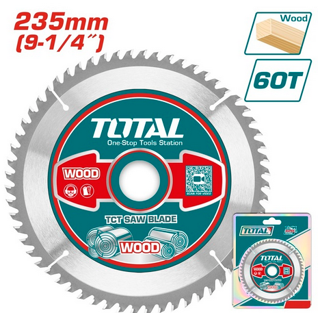 Lame scie circulaire 235mm 60T Bois