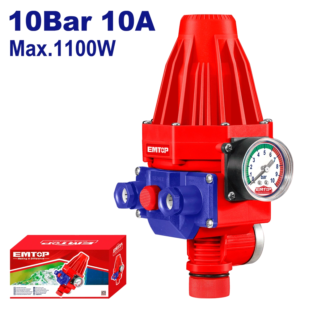 EAPC1201 AUTOMATIC POMPE ECONOMIE 10BAR 10A EMTOP EAPC1201