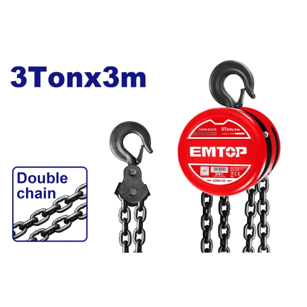 PALAN A CHAINE 3T 3M EMTOP ECBK130