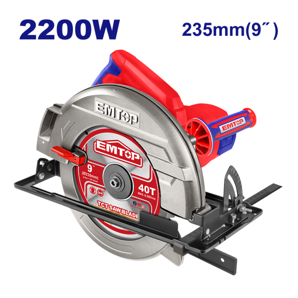 SCIE CIRCULAIRE 235MM 2200W EMTOP ECSW2351