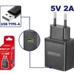 CHARGEUR USB TYPE A 5V-2A EFCR120502