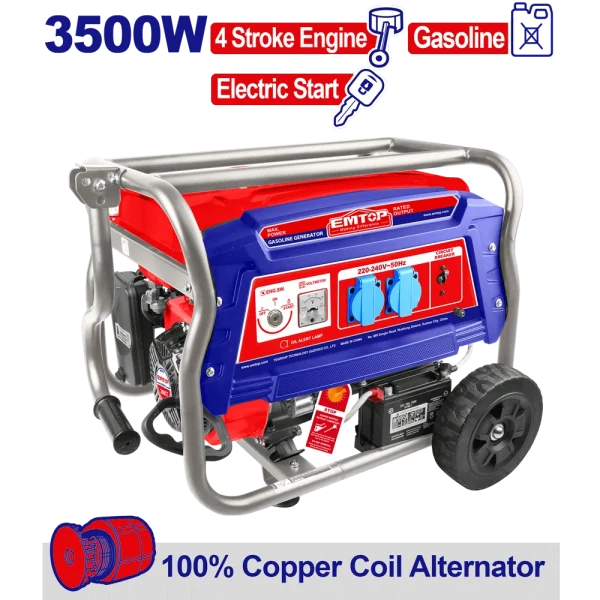 GROUPE ELECTROGENE 220V ESS 3,5KVA EMTOP EGGRD3511