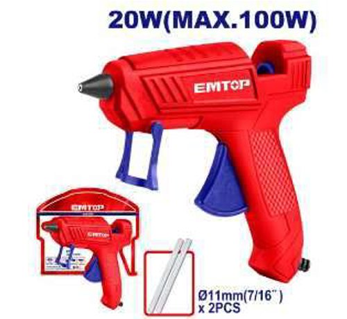 PISTOLET SILICON ELECTRIQUE 100W EMTOP EGGU1401