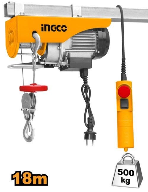 EH5001 Palan Électrique 900W 500KG Double Lignes