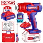 DÉCAPEUR THERMIQUE AVEC AFFICHEUR + BATTERIE 5.0AH EHGN200315