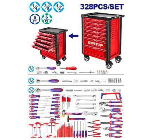 SERVANTE À OUTILS 7 TIROIRS 328P EMTOP EHTS03281