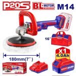 POLISSEUSE 180MM SANS FIL 20V + BATTERIE 4.0AH ELAP20181