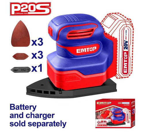 PONCEUSES DE DÉTAIL SANS FIL 20V ELPS2014