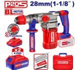 MARTEAU PERFORATEUR 28MM SANS FIL 20V + 2 BATTERIES 4.0AH ELRH202882