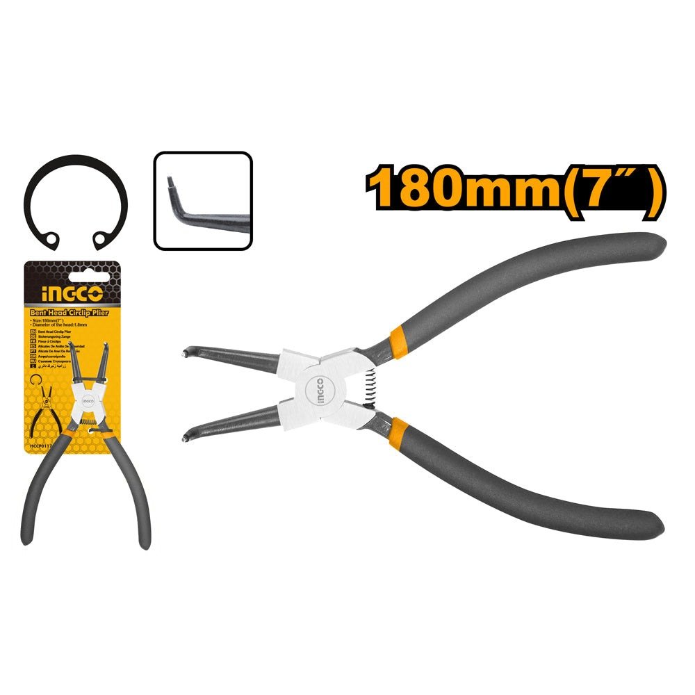 HCCP011752 Pince Circlips Interieur a Tete Courbee 180MM HCCP011752