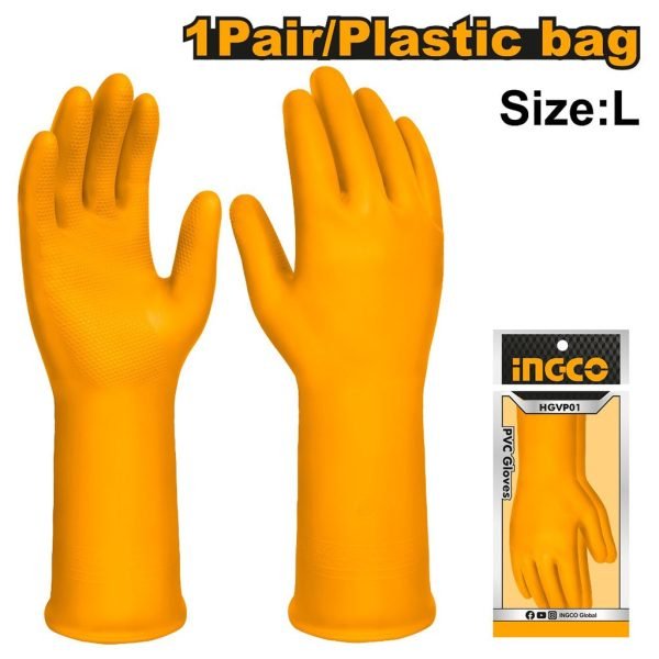 Gants Pvc Jaunes NR