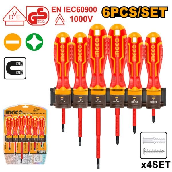 Tournevis Isoles Set de 6 Pieces