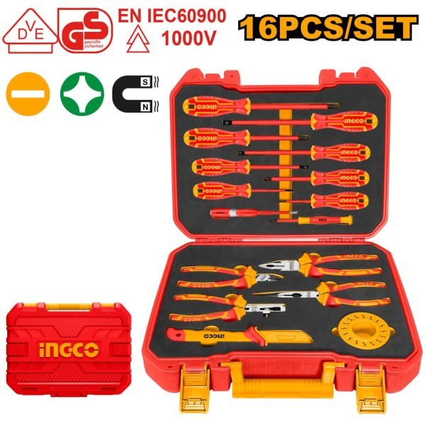 Malette 16PCS Outillage a Main Isole
