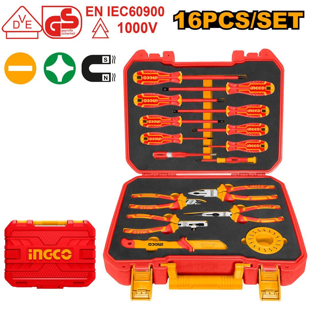 HKITH1601 Malette 16PCS Outillage a Main Isole