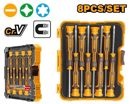 Set de 8 Tournevis a Precision