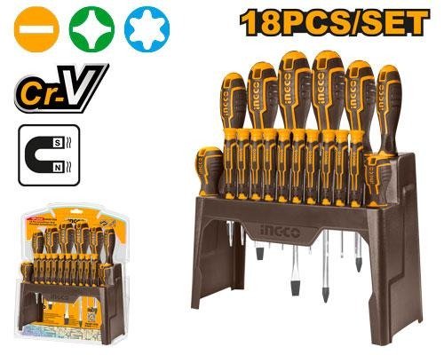 Set de 18 Tournevis et Tournevis de Precision