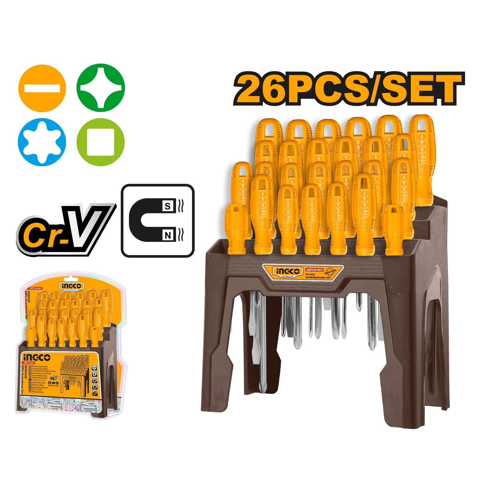 HKSD2658 Set de 26 Tournevis