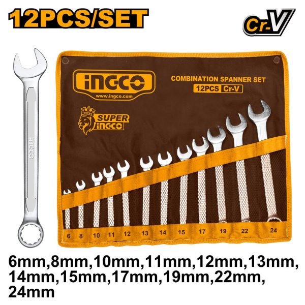 Jeu de Cles Mixtes 12PCS 6MM – 24MM