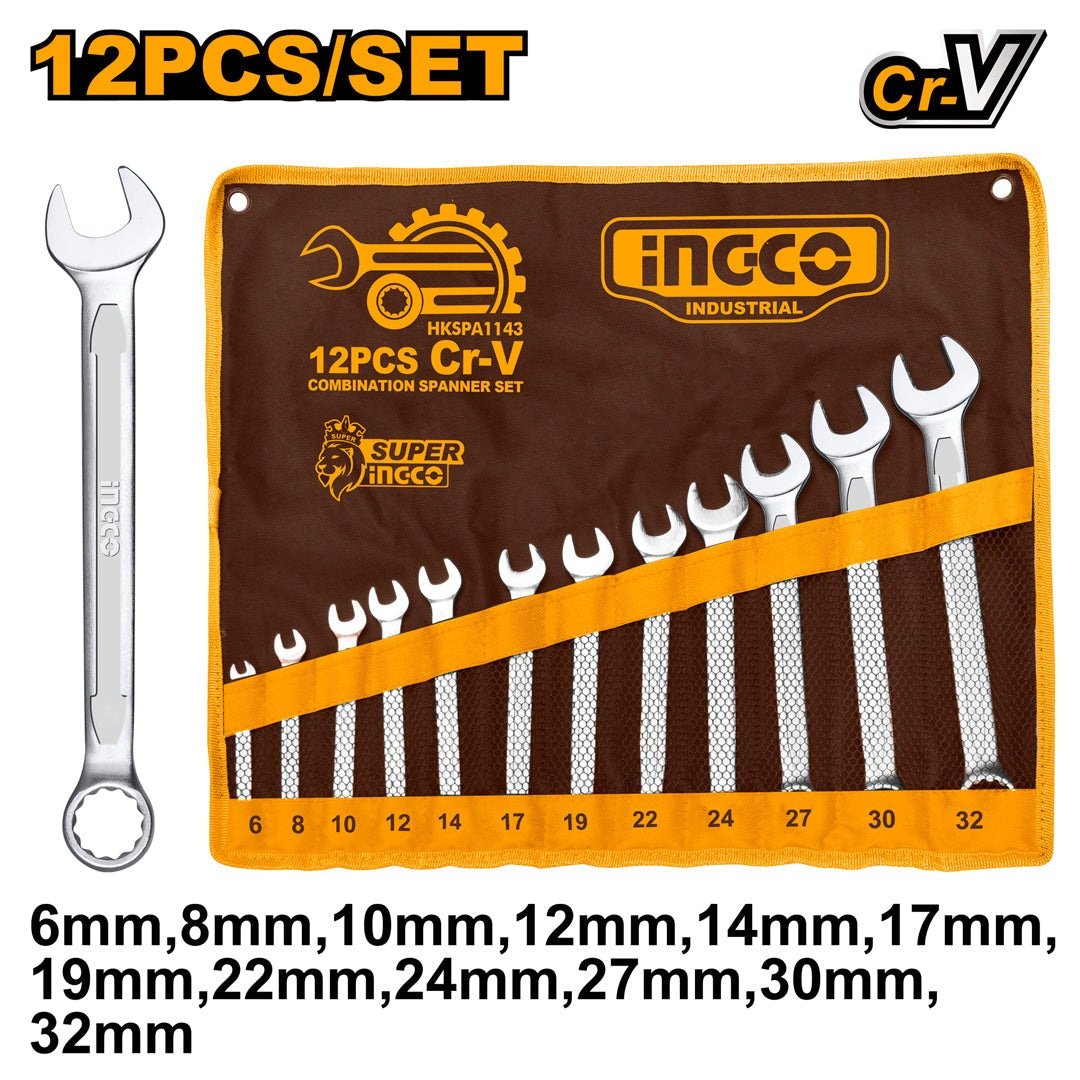 HKSPA1143 Set de 12 Cles Mixtes 6 32 mm