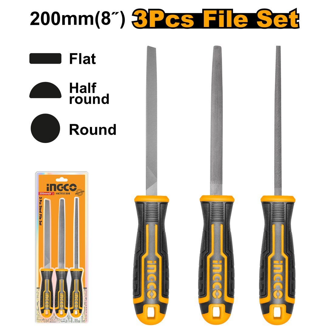 HKTFS1308_53d21c84-42a6-484b-aaee-557b2d70b0d2 Set de 3 Limes en Acier 200MM