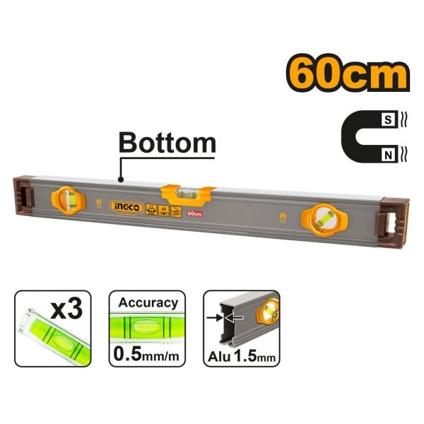 Niveau a Bulle Magnetique 60CM
