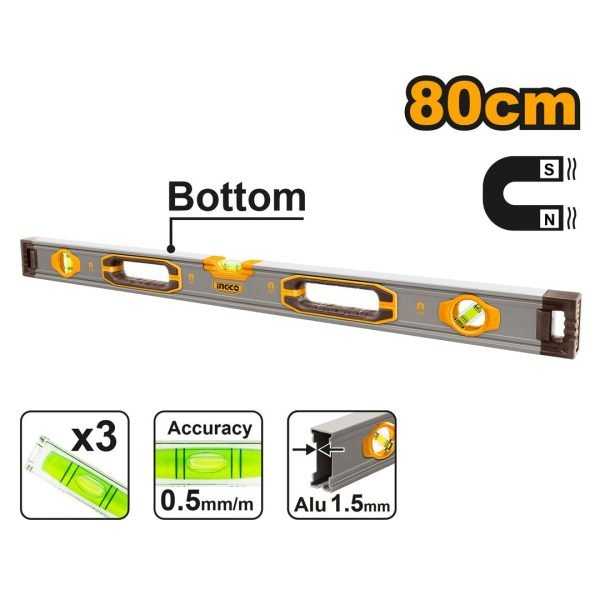 Niveau a Bulle Magnetique 80CM